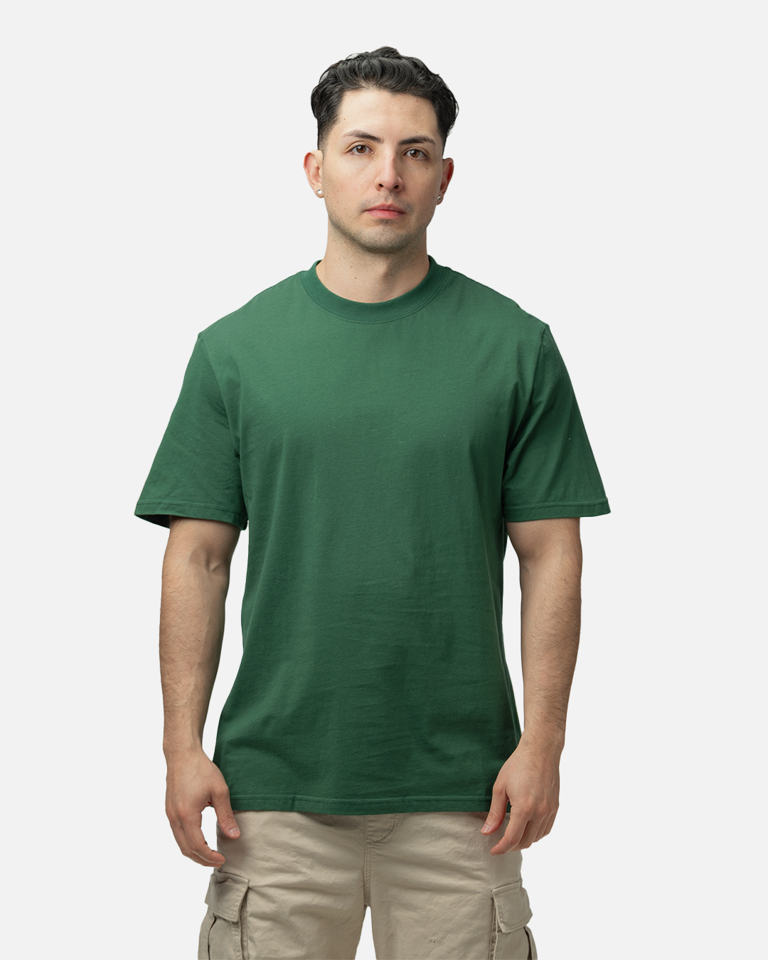 The Lite Tee Evergreen front