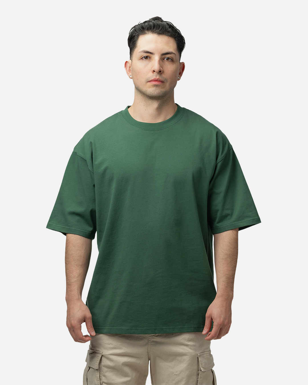 The Routine Tee Evergreen front